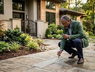 Spring home maintenance secrets, checking cocrete walkway cracks